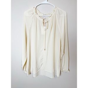NWT Skies Are Blue Elegant Cream Women's Top M